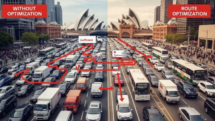 Why route optimization matters more in Australian cities than you think