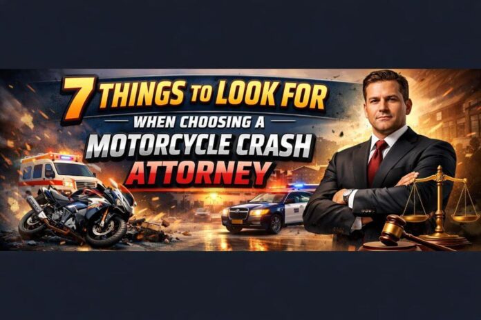 7 Things to Look for When Choosing a Motorcycle Crash Attorney